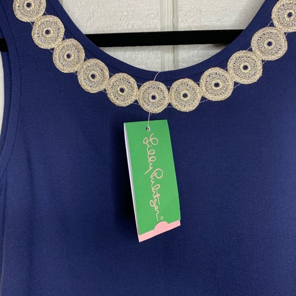 Lilly Pulitzer Stella Shift dress in true navy, size 00. New with tags. - Picture 2 of 6